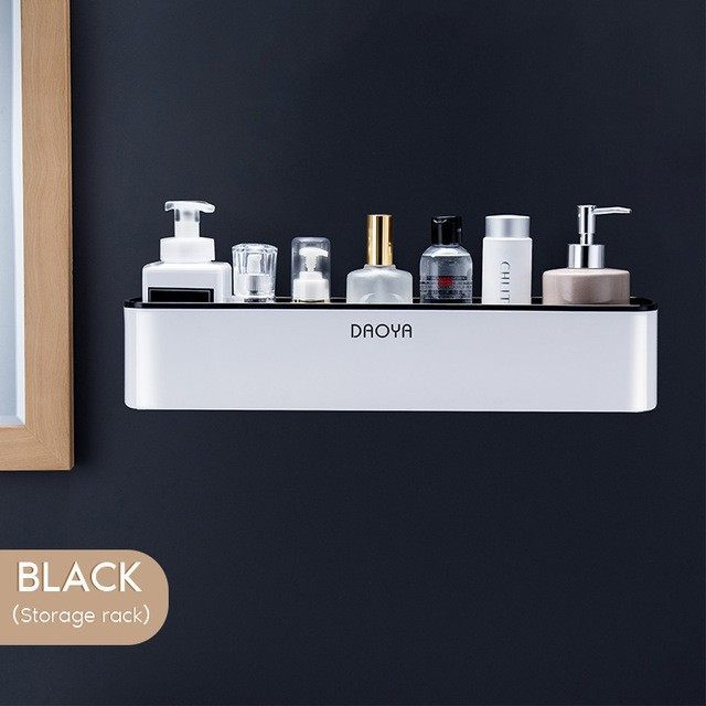 Wall-mount shower caddy organizer