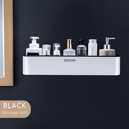 Wall-mount shower caddy organizer