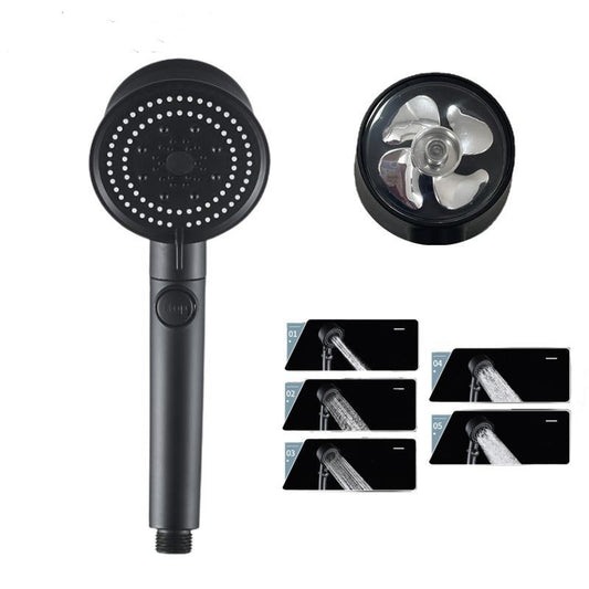 5-color LED shower head