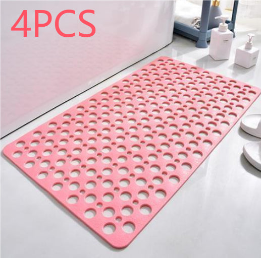 Anti-slip suction shower mat close-up