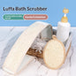 Long-handle loofah back scrubber