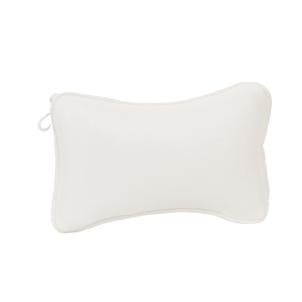 Suction cup spa bath pillow